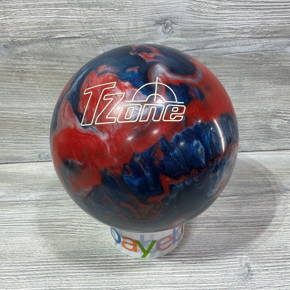 Brunswick T-Zone 11 LB. Bowling Ball Red Blue Spare-Dry Lanes NEW UNDRILLED USBC